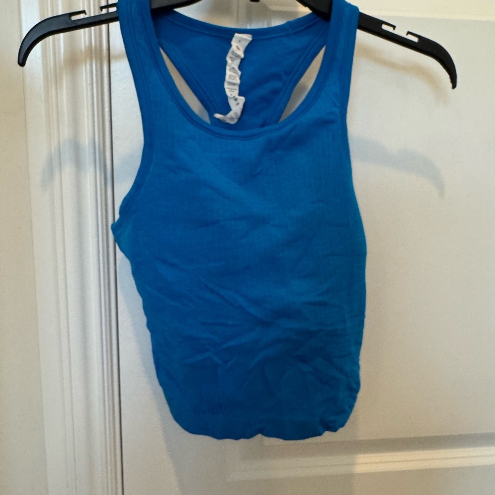 Lululemon Ebb to Street Cropped Racerback Tank Top - Picture 2 of 4